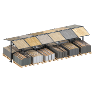 Гондолы DIY для плитки и напольных покрытий