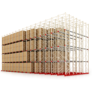 Набивные стеллажи drive-in