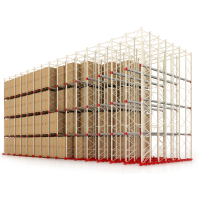 Набивные стеллажи drive-in