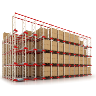 Шаттловые стеллажи