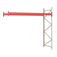 Паллетный стеллаж 2127x2700x1100 мм на 1 уровень, приставная секция