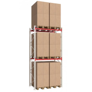 Палетний стелаж 3041x1825x1100 мм на 2 рівні, основна секція