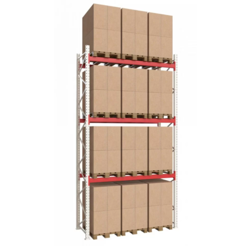 Паллетный стеллаж 5327x2700x1100 мм на 3 уровня, основная секция Паллетный стеллаж 5327x2700x1100 мм на 3 уровня, основная секция (Паллетный стеллаж 5327x2700x1100 мм на 3 уровня, основная секция) купить