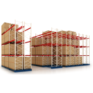 Мобильные паллетные стеллажи