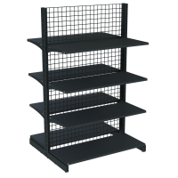 Стеллаж сетчатый металлический 1625х1000х400 мм на 8 полок