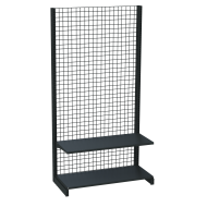 Фото Стеллаж сетчатый металлический 1930х1330х400 мм на 2 полки