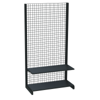 Стеллаж сетчатый металлический 1930х1000х400 мм на 2 полки