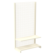 Стелаж сітчастий металевий 1930х665х400 мм на 2 полиці