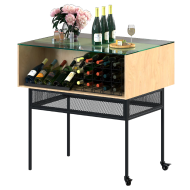 Стеллаж для алкоголя металлический ARCHIW-Platform 1060х960х800 мм с фанерной полкой 