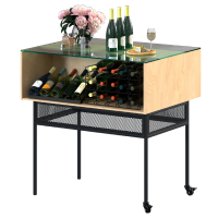 Стеллаж для алкоголя металлический ARCHIW-Platform 1060х960х800 мм с фанерной полкой 