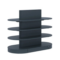 Стеллаж гондола металлический 1473х1000х400 мм на 4 полки