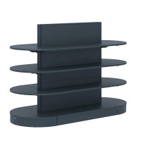 Стеллаж гондола металлический 1473х1250х400 мм на 4 полки