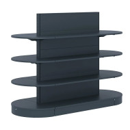 Стеллаж дуговой металлический 1625х1330х400 мм на 4 полки