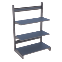 Стеллаж на стяжках металлический 1473х1000х300 мм на 3 полки
