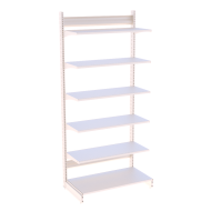 Фото Стеллаж на распорках металлический 2235х1000х400 мм на 6 полок