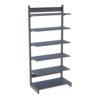 Стелаж на розпорках металевий 2235х1250х500 мм на 6 полиць