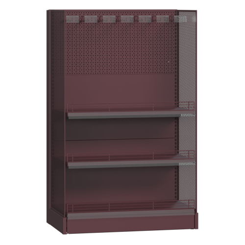 Торец стеллажа металлический Promo 1473х800х400 мм с полками и сетчатыми боковинами Торец стеллажа металлический Promo 1473х800х400 мм с полками и сетчатыми боковинами (Торец стеллажа металлический Promo 1473х800х400 мм с полками и сетчатыми боковинами) купить