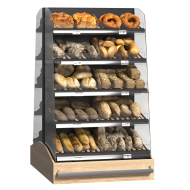 Хлебный стеллаж металлический двухсторонний 1778х1000х1300 мм с полками