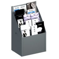 Промо бокс металлический с многоуровневыми полками