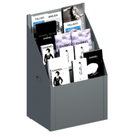 Промо бокс металлический с многоуровневыми полками