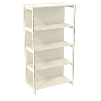 Стеллаж с передней ногой металлический 1930х665х400 мм на 5 полок