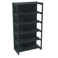 Стеллаж с передней ногой металлический 1930х1250х400 мм на 6 полок