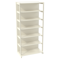 Стеллаж с передней ногой металлический 2235х1250х500 мм  на 7 полок