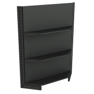 Фото Стеллаж угловой металлический 1473х800х300 мм на 3 полки