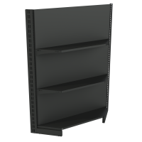 Стеллаж угловой металлический 1473х800х300 мм на 3 полки