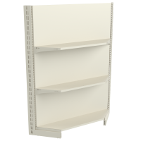 Стеллаж угловой металлический 1473х800х300 мм на 3 полки