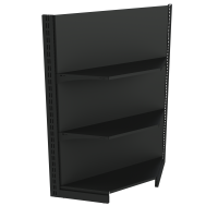 Стеллаж угловой металлический 1473х800х400 мм на 3 полки