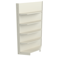 Стеллаж угловой металлический 1930х800х300 мм на 5 полок