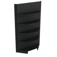 Фото Стеллаж угловой металлический 1930х800х400 мм на 5 полок