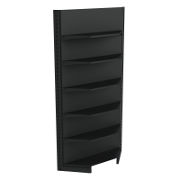 Стеллаж угловой металлический 2235х800х400 мм на 6 полок