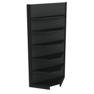 Фото Стеллаж угловой металлический 2235х800х500 мм на 6 полок