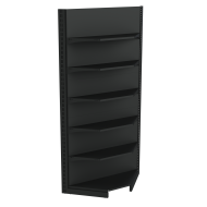 Фото Стеллаж угловой металлический 2235х800х500 мм на 6 полок