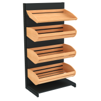 Стеллаж хлебный металлический 1930х1330х500 мм на 4 полки