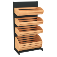 Стеллаж хлебный металлический 1930х1000х500 мм  на 4 полки